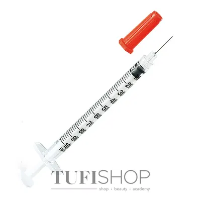 Инсулиновый шприц (U-100) 29G (0,33), 10 шт - купить в Киеве |  Tufishop.com.ua