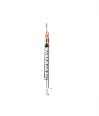 Инсулиновый шприц ТЕТ-А-ТЕТ 1 мл, luer slip, трёхкомпонентный (упаковка,  100 шт) – купить оптом в Novamed