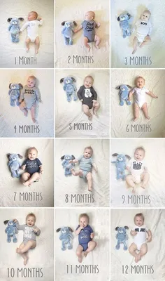 20 идей для фото ребенка по месяцам - Впервые мама | Фото ребенка,  Фотографии новорожденных мальчиков, Позы для фотографирования новорожденных