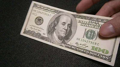 Купить Золотая банкнота 100 Долларов Новые США