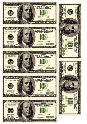 Нарисуй банкноту 100 долларов, очень …» — создано в Шедевруме