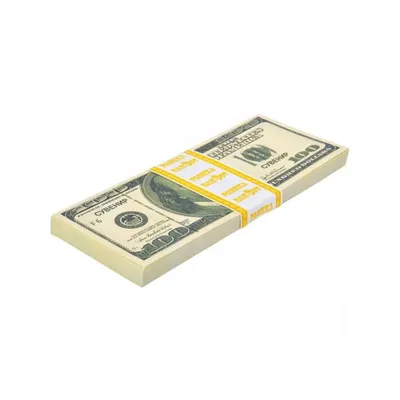 Доллары США и банкнота 100 долларов, перевязанная веревкой Stock Photo |  Adobe Stock