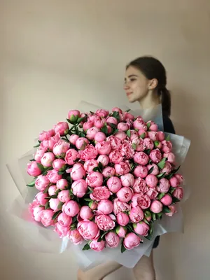 Букет из пионов Peonies C (101) купить в Москве с доставкой по цене 119990  руб, бесплатный самовывоз