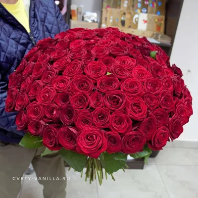 101 красная роза (50 см) - заказ и доставка по Челябинску