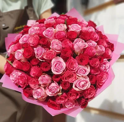 А) 101 Роза \"Родос\" 50 см и скидки в интернет магазине цветов Роз Новоросс