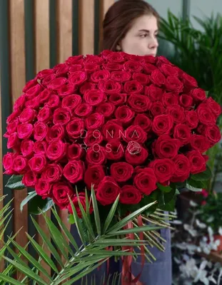 101 роза ягодный микс в пленке - купить в Москве по цене 4990 р - Magic  Flower