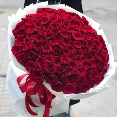 Букет 101 роза (140 см) заказать с доставкой в Челябинске - салон «Дари  Цветы»
