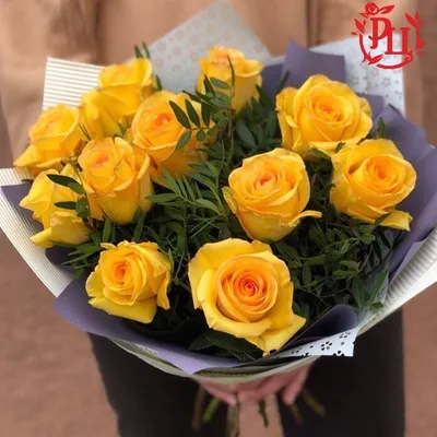 Букет из желтых роз \"Солнечное признание\" - Доставка свежих цветов в  Красноярске