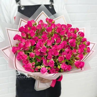 Букет из 15 кустовых роз и гипсофилы, Цветы и подарки Москва, Московская  область, Россия, купить по цене 7000 RUB, Монобукеты в buketzachas с  доставкой | Flowwow