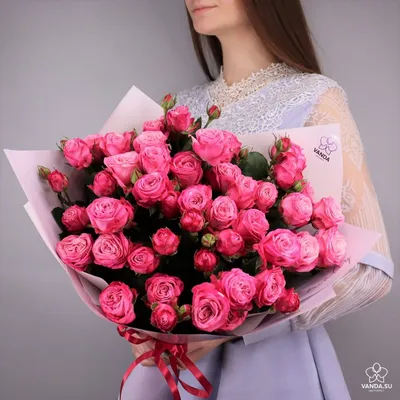 15 кустовых роз - купить в Москве по цене 5190 р - Magic Flower