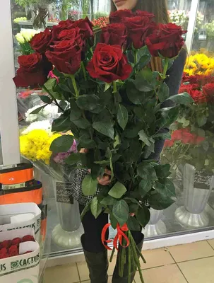 Купить букет из 15 красных роз в Комсомольске-на-Амуре ❤ Azeriflores.ru —  Комсомольск-на-Амуре