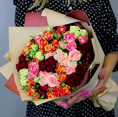 17 роз в шляпной коробке - заказать в интернет-магазине «La Bouquet»