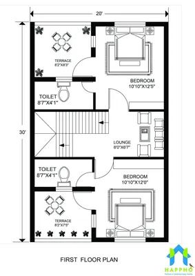20 x 30 2BHK House Plan🏠 600 sqft... - Civil Engineer For You | Facebook