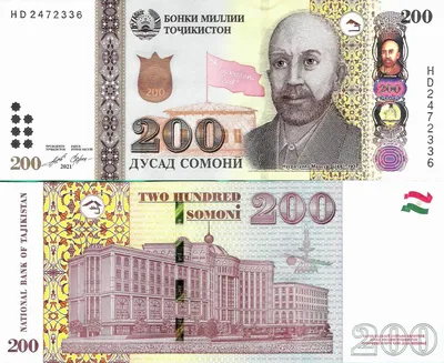 Таджикский рубл, дирам и сомони: банкноты | Vmiremonet.ru | Дзен