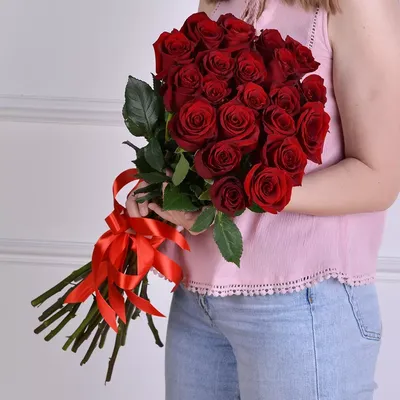 Букет из 21 кустовой розы | купить недорого | доставка по Москве и области