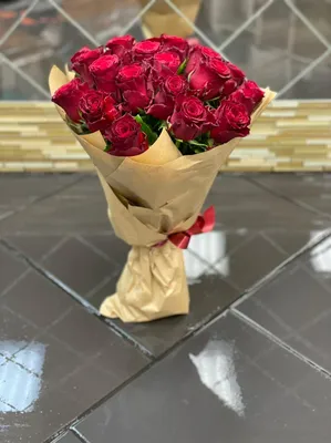 Купить Букет 21 розовая местная роза в Ростове-на-Дону недорого