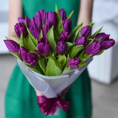 Букет из 21 разноцветного тюльпана – купить с доставкой в Москве. Цена ниже!