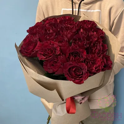 Букет из 23 роз - купить с доставкой по Киеву, лучшая цена на Букет из 23  роз на сайте цветов с доставкой Флорен