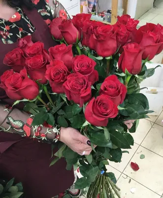 Букет 23 розы (120 см) заказать с доставкой в Челябинске - салон «Дари  Цветы»