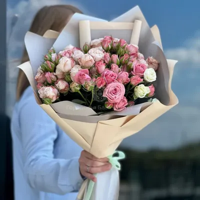 Букет из 23 розы Кении, Цветы и подарки в Новосибирске, купить по цене 7600  RUB, Монобукеты в Плюшевые Медведи от FloStyle с доставкой | Flowwow