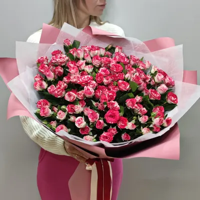 25 кустовых роз: цена, заказать с доставкой по Кореновске в  интернет-магазине Cyber Flora®