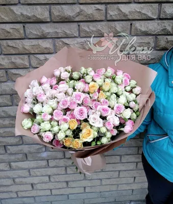Букет 25 кустовых роз Элияр — купить в Екатеринбурге