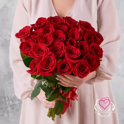 Заказать \"25 роз 40 см\" | Цветули - уникальный сервис по доставке цветов  без накруток и посредников в городе Белокуриха