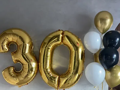 Оформление шарами 30 лет - купить по цене 11077.0 рублей ✓ Интернет магазин  ШарикНаДом Москва