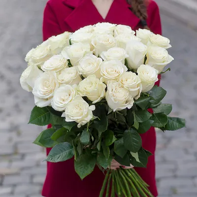 Купить Букет из 35 роз Ред Наоми №842 в Новосибирске