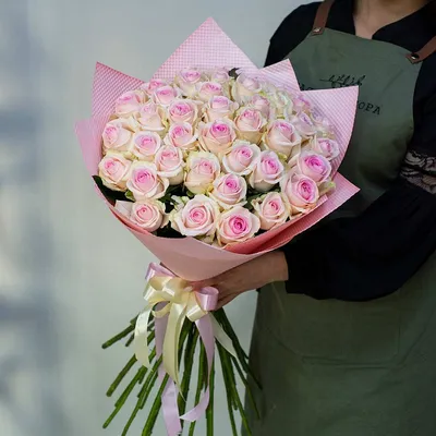 Купить Букет из 39 розовых роз (Украина) по цене 1 950грн. от студии цветов  LaVanda