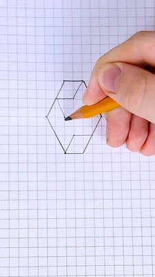 Рисунки иллюзии карандашом легкие по клеточкам (49 фото) » рисунки для  срисовки на Газ-квас.ком
