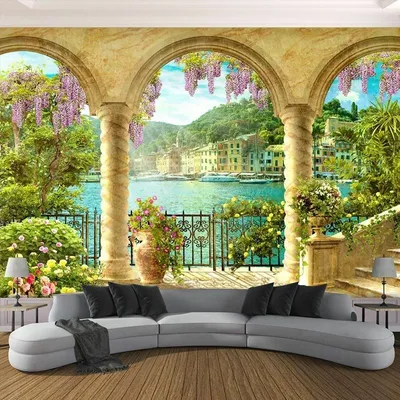 Art Deco Wallpapers Living Room Canvas Walls Covering Wallpaper For Bedroom  3D | eBay