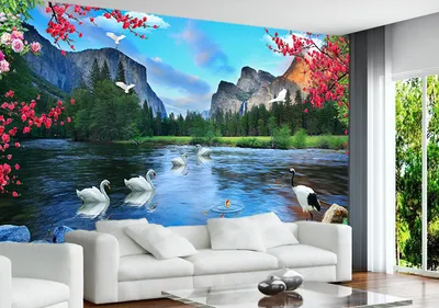3D фотообои в гостиную зал спальню природа пейзаж обои (ID#1747166436),  цена: 200 ₴, купить на Prom.ua