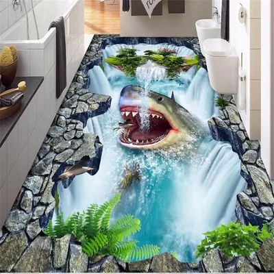 Купить 3D панель ПВХ \"Коллаж голубой\" 960x480 мм недорого в СПб ☎  +7(812)372-75-19