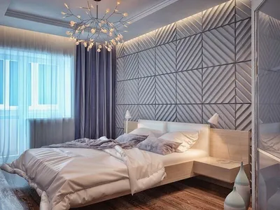 3D-панели в интерьере спальни | Блог о дизайне интерьера OneAndHome