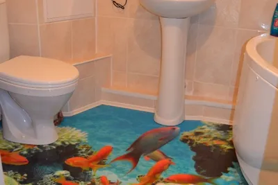 3D полы в ванной. – Telegraph