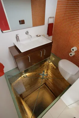 Наливной 3D пол в ванной комнате в Санкт-Петербурге: цена, фото работ
