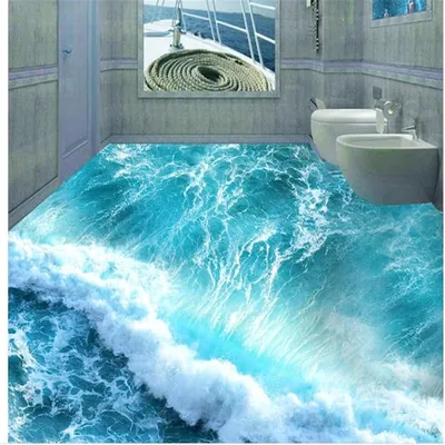 Преимущества наливного покрытия в ванной комнате