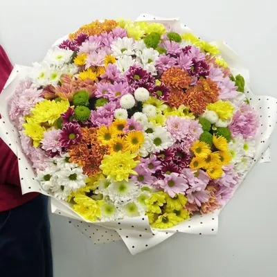Букет 51 белая игольчатая хризантема купить в Москве по цене 18890₽ | Арт.  104-422