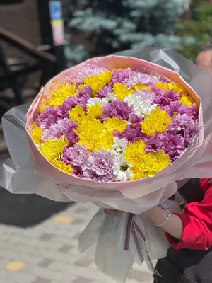 Букет 51 кустовая хризантема Доринай — купить в Екатеринбурге