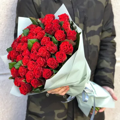51 красная роза 50 см купить в Нижнем Новгороде