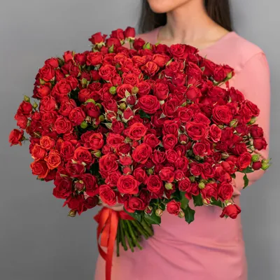 Букет из 51 розы микс цветов 50 см купить в Краснодаре с доставкой на дом