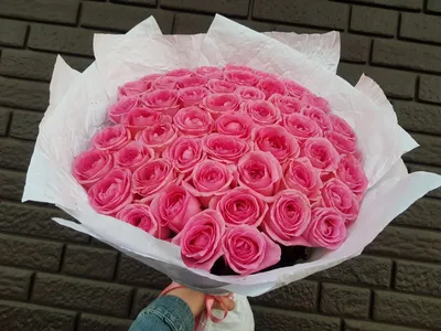 Купить букет из 51 розы (красной, белой, розовой) в Саратове