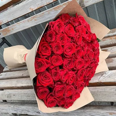 1️⃣ 51 роза 80 см – купить в Алматы | Голландские, местные