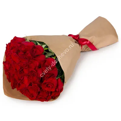 51 красная роза 80 см купить недорого с доставкой в Челябинске
