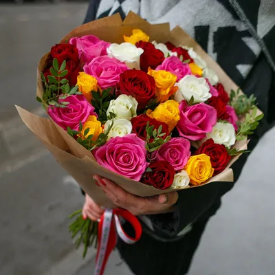 Букет французских роз сорта Нина | Цена — 2450 ₽ | Бесплатная доставка  цветов| Арт: 49001