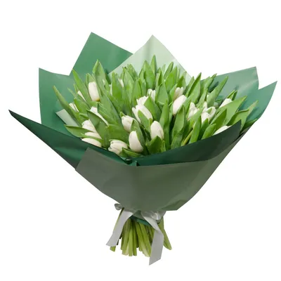 Букет из 51 тюльпана \"Микс\" купить в Курске | заказать живые цветы с  доставкой на дом или самовывоз