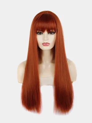 Заколки для наращивания волос с диаметром 60 см длинные прямые шиньоны  естественного цвета смешивающие светлые искусственные накладные волосы |  AliExpress