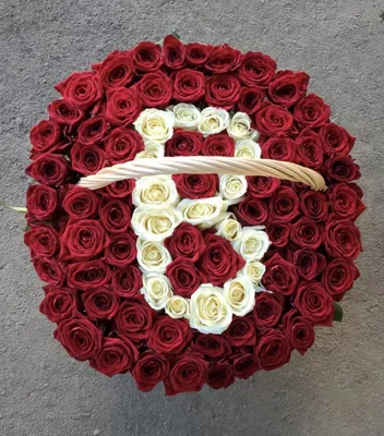 Корзина из 75 роз Таллея купить с доставкой по Краснодару