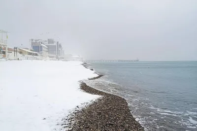 Адлер зимой — горнолыжный курорт Красная поляна в адлерском районе